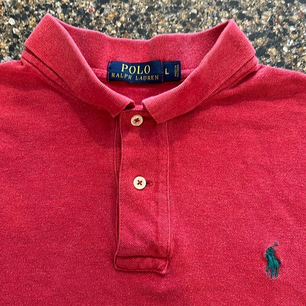 Polo Ralph Lauren Mens Red Polo Shirt